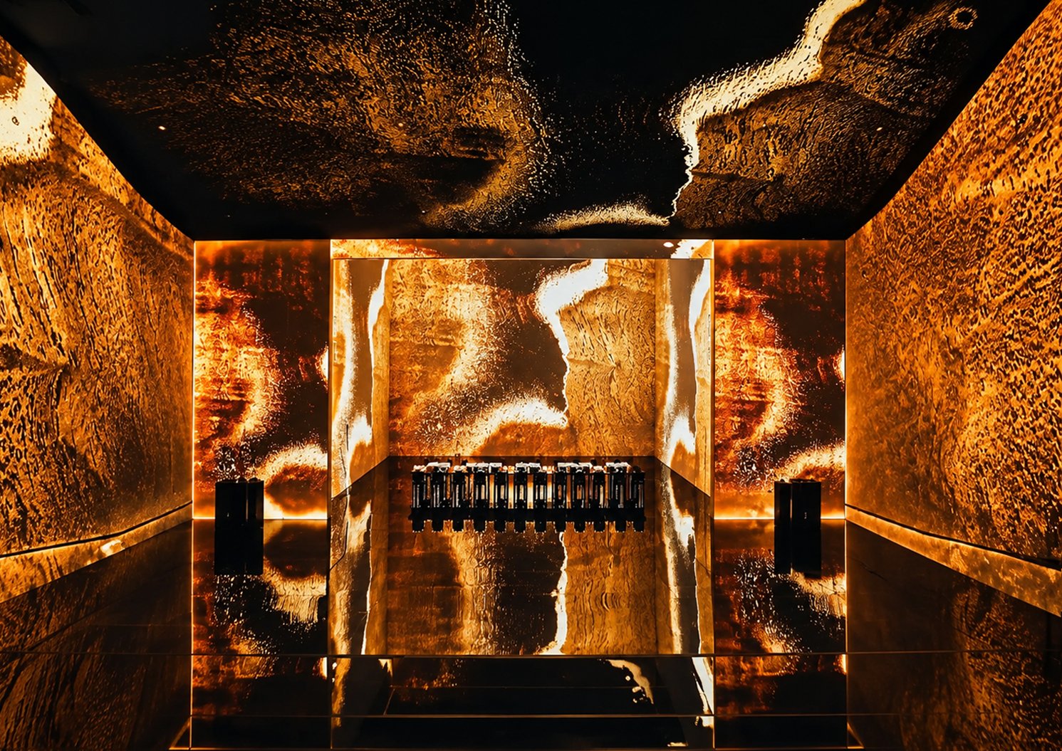 The immersive projection hall at the Theatre of Digital Art, Dubai